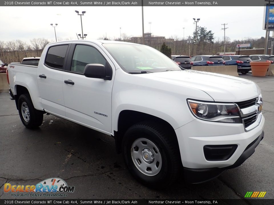 2018 Chevrolet Colorado WT Crew Cab 4x4 Summit White / Jet Black/Dark Ash Photo #10