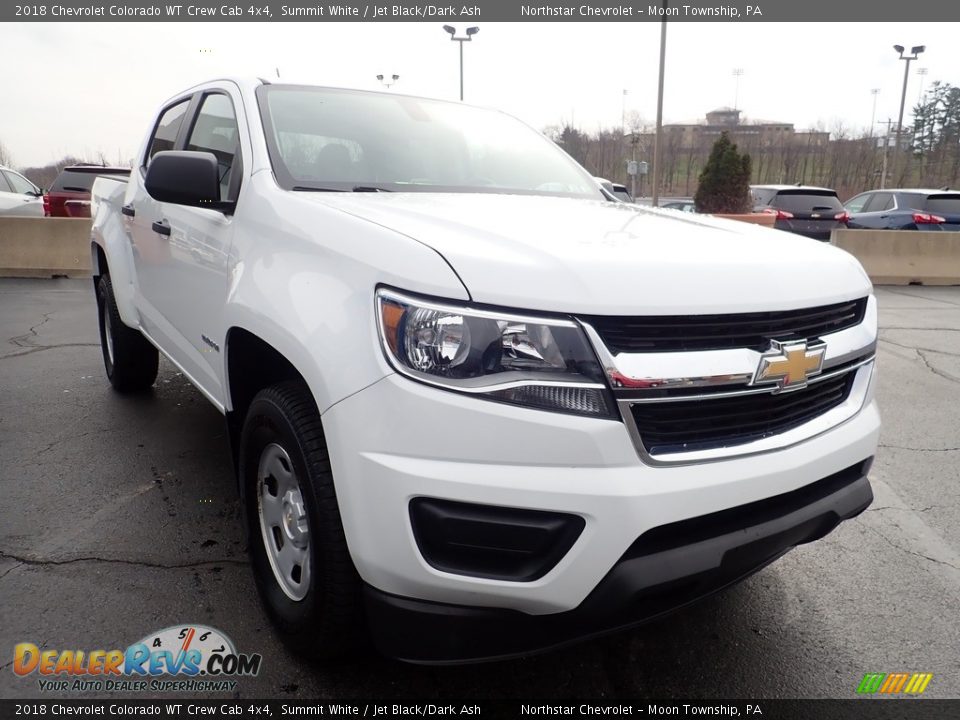 2018 Chevrolet Colorado WT Crew Cab 4x4 Summit White / Jet Black/Dark Ash Photo #11