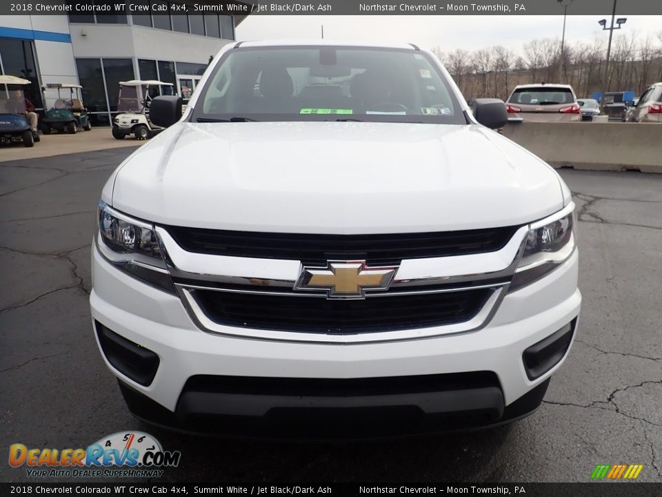 2018 Chevrolet Colorado WT Crew Cab 4x4 Summit White / Jet Black/Dark Ash Photo #12