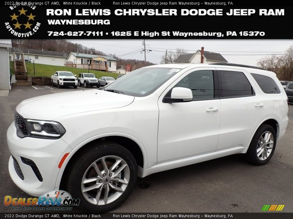 2022 Dodge Durango GT AWD White Knuckle / Black Photo #1