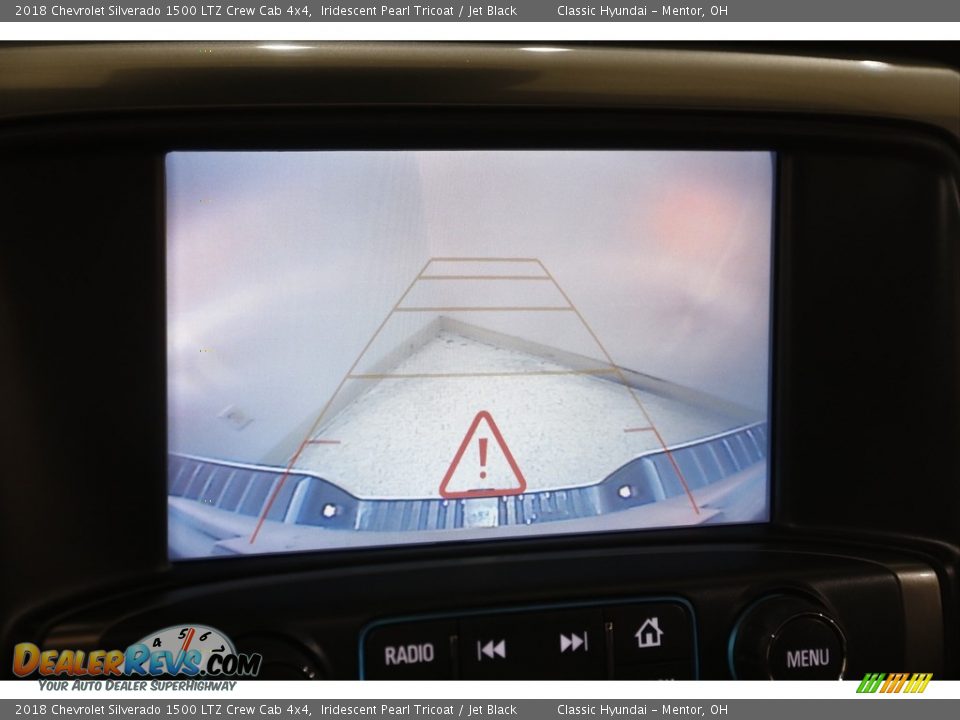 2018 Chevrolet Silverado 1500 LTZ Crew Cab 4x4 Iridescent Pearl Tricoat / Jet Black Photo #14