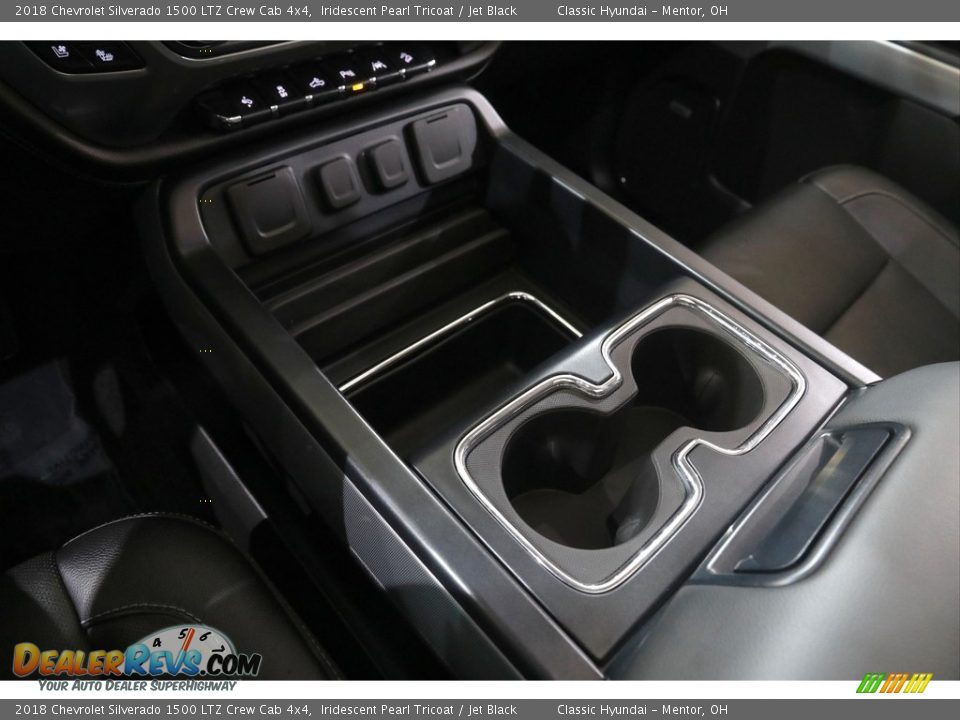 2018 Chevrolet Silverado 1500 LTZ Crew Cab 4x4 Iridescent Pearl Tricoat / Jet Black Photo #15