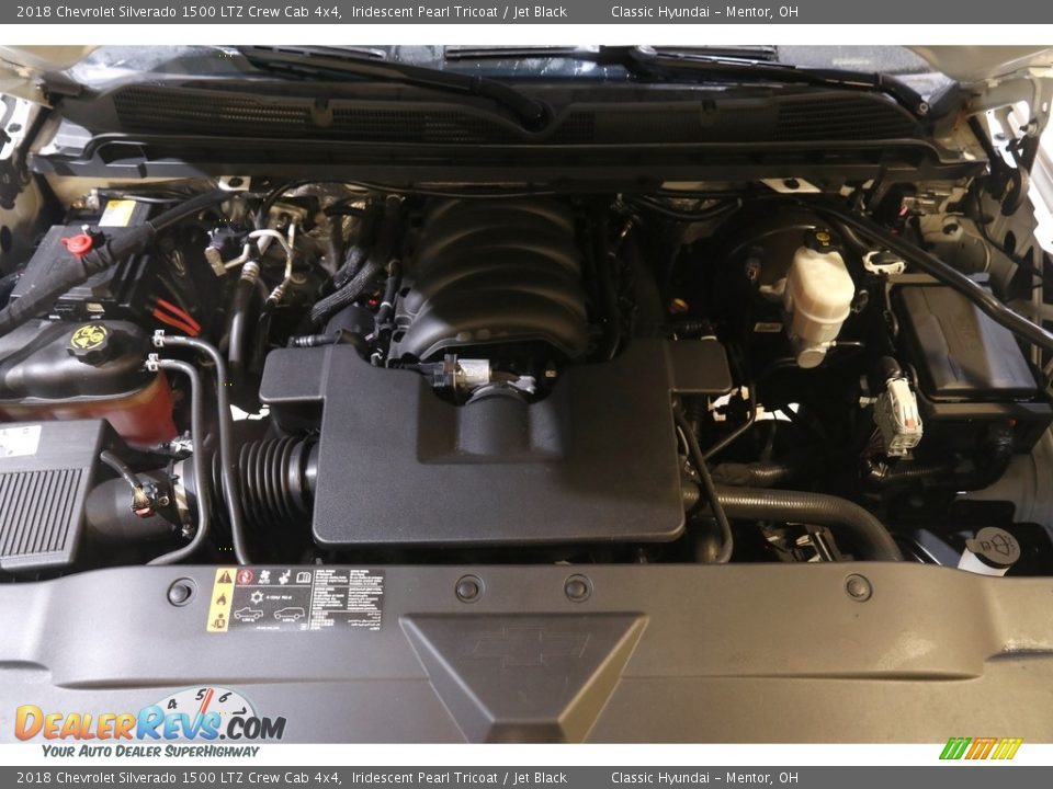 2018 Chevrolet Silverado 1500 LTZ Crew Cab 4x4 Iridescent Pearl Tricoat / Jet Black Photo #21