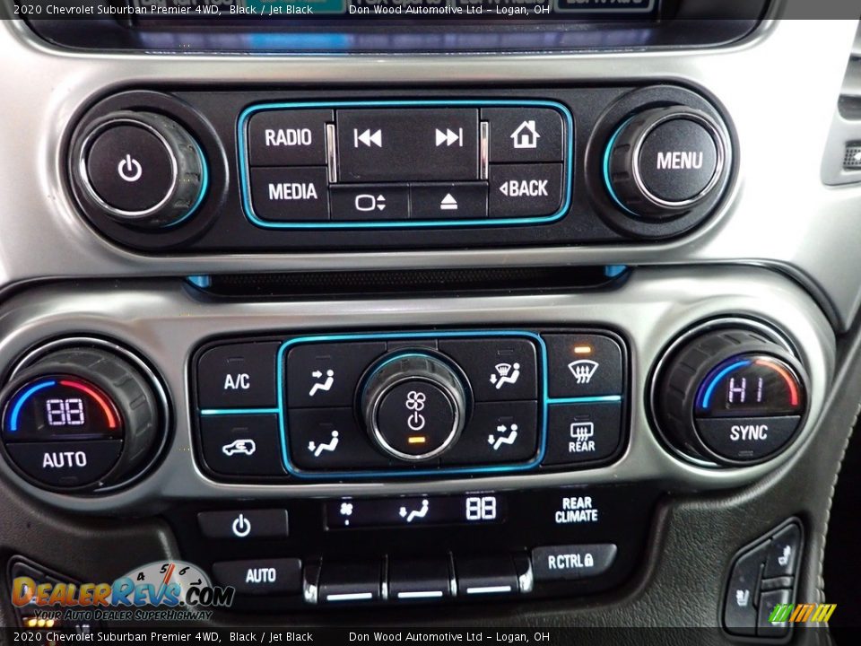 2020 Chevrolet Suburban Premier 4WD Black / Jet Black Photo #27