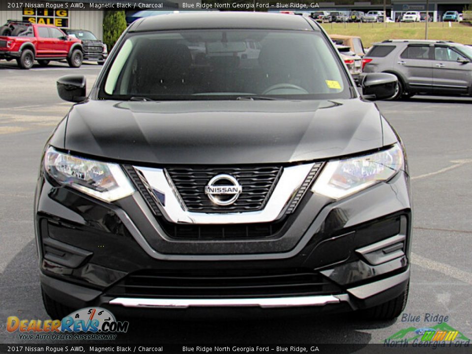 2017 Nissan Rogue S AWD Magnetic Black / Charcoal Photo #8