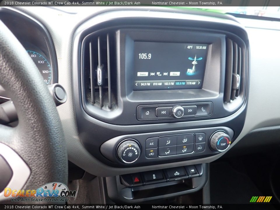 2018 Chevrolet Colorado WT Crew Cab 4x4 Summit White / Jet Black/Dark Ash Photo #27