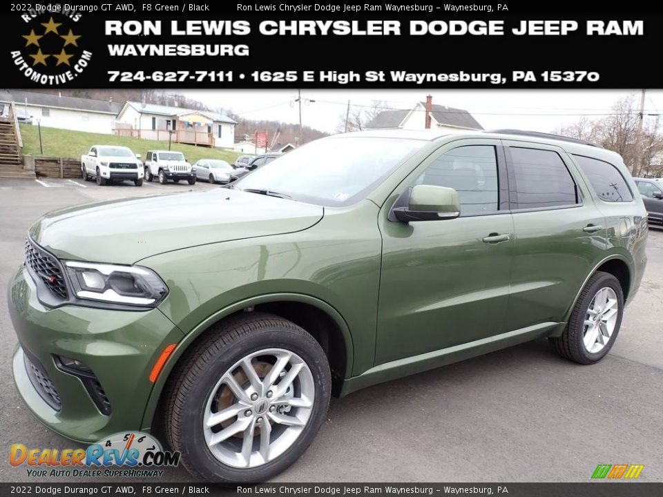 2022 Dodge Durango GT AWD F8 Green / Black Photo #1