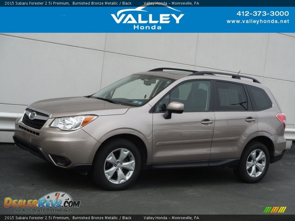 2015 Subaru Forester 2.5i Premium Burnished Bronze Metallic / Black Photo #1