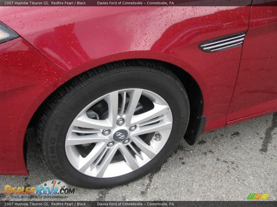2007 Hyundai Tiburon GS Redfire Pearl / Black Photo #3