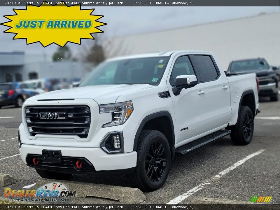 2021 GMC Sierra 1500 AT4 Crew Cab 4WD Summit White / Jet Black Photo #1