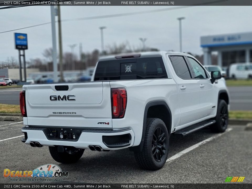 2021 GMC Sierra 1500 AT4 Crew Cab 4WD Summit White / Jet Black Photo #3