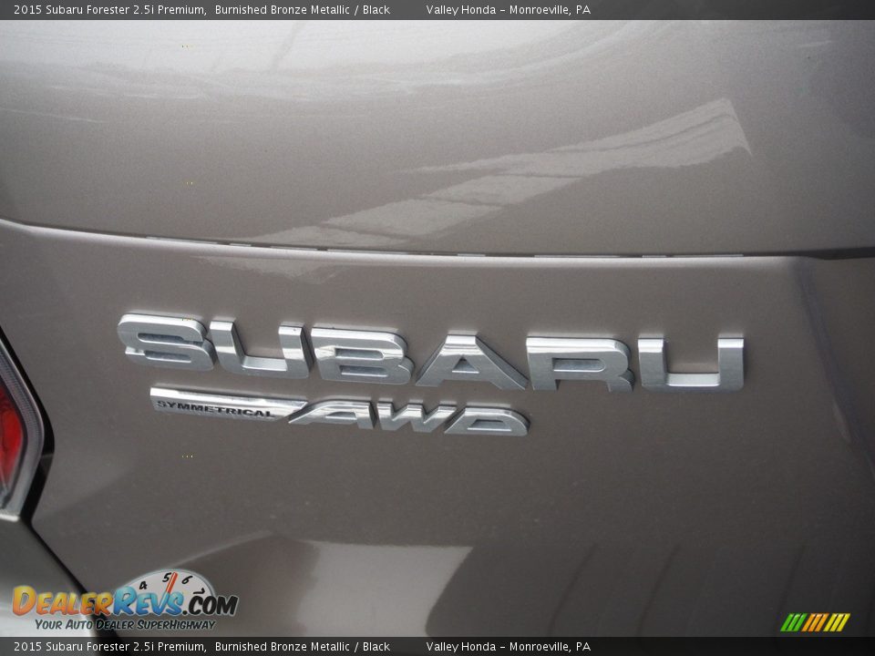 2015 Subaru Forester 2.5i Premium Burnished Bronze Metallic / Black Photo #10