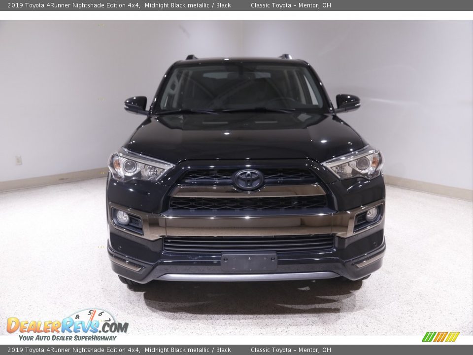 2019 Toyota 4Runner Nightshade Edition 4x4 Midnight Black metallic / Black Photo #2
