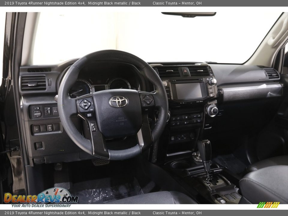 2019 Toyota 4Runner Nightshade Edition 4x4 Midnight Black metallic / Black Photo #6