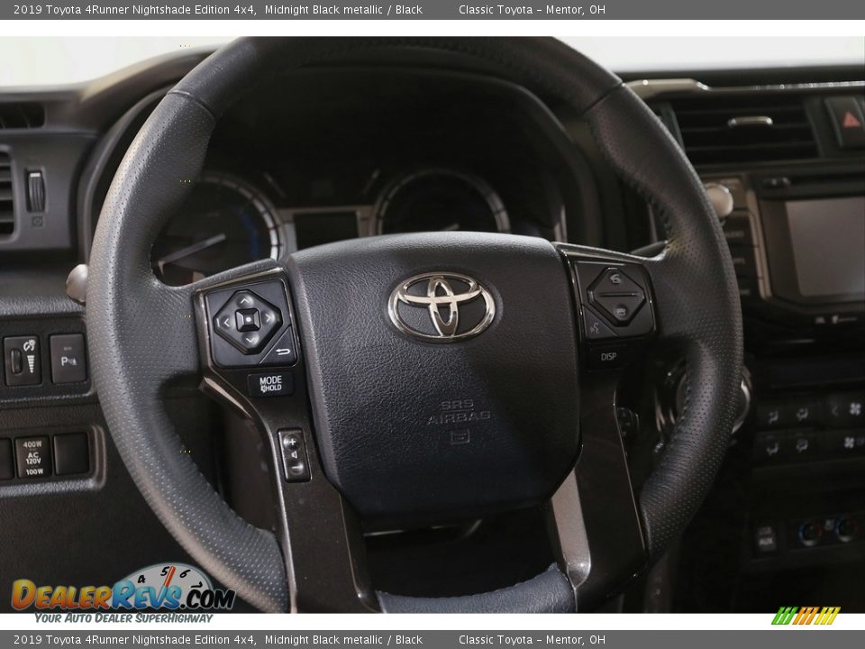 2019 Toyota 4Runner Nightshade Edition 4x4 Midnight Black metallic / Black Photo #7