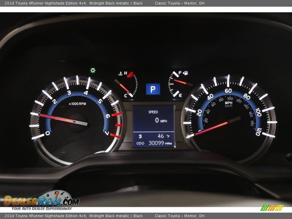2019 Toyota 4Runner Nightshade Edition 4x4 Gauges Photo #8