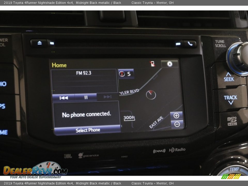 2019 Toyota 4Runner Nightshade Edition 4x4 Midnight Black metallic / Black Photo #10