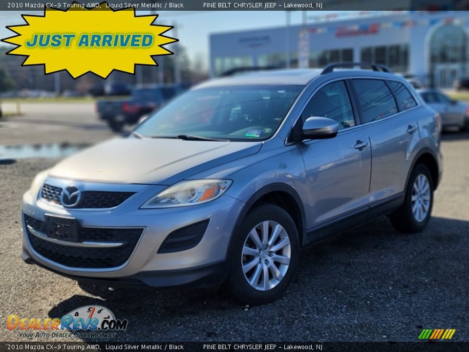 2010 Mazda CX-9 Touring AWD Liquid Silver Metallic / Black Photo #1