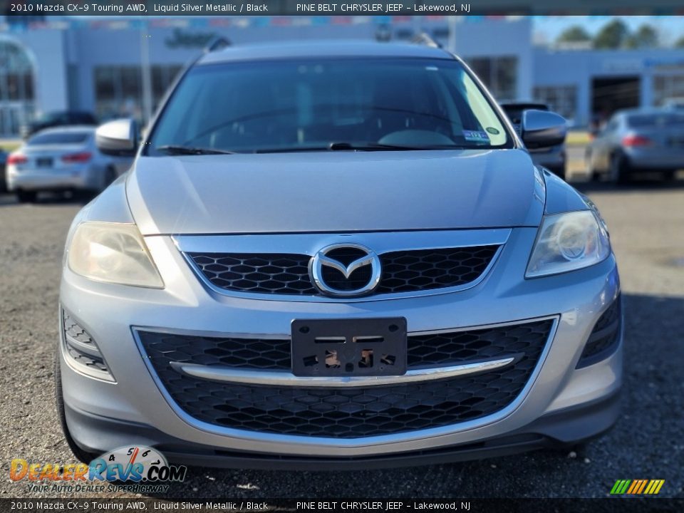 2010 Mazda CX-9 Touring AWD Liquid Silver Metallic / Black Photo #2