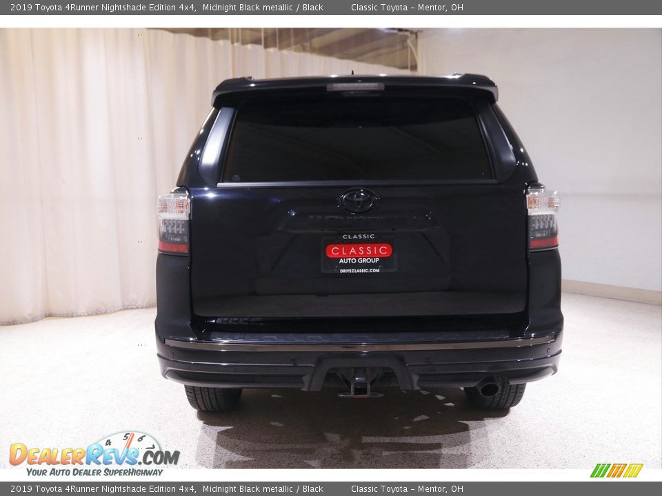 2019 Toyota 4Runner Nightshade Edition 4x4 Midnight Black metallic / Black Photo #20