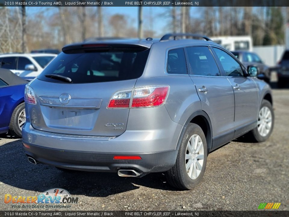 2010 Mazda CX-9 Touring AWD Liquid Silver Metallic / Black Photo #3