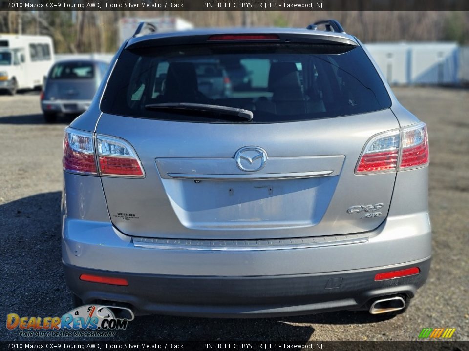 2010 Mazda CX-9 Touring AWD Liquid Silver Metallic / Black Photo #4