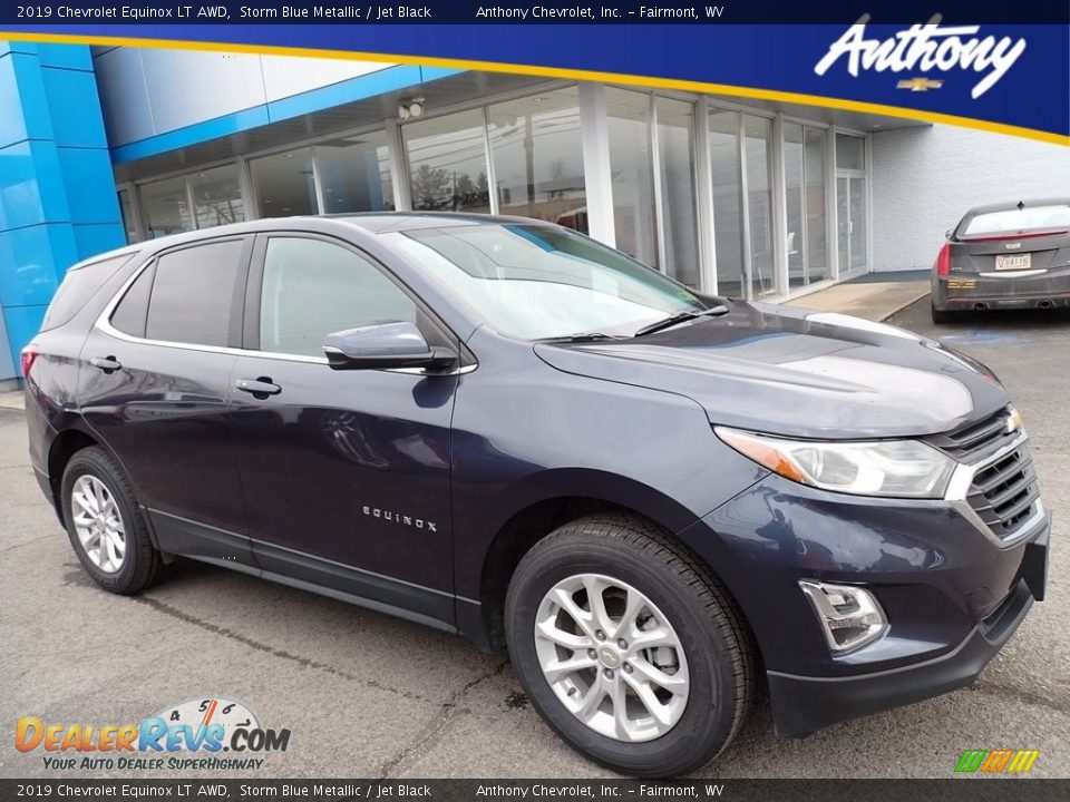 2019 Chevrolet Equinox LT AWD Storm Blue Metallic / Jet Black Photo #1