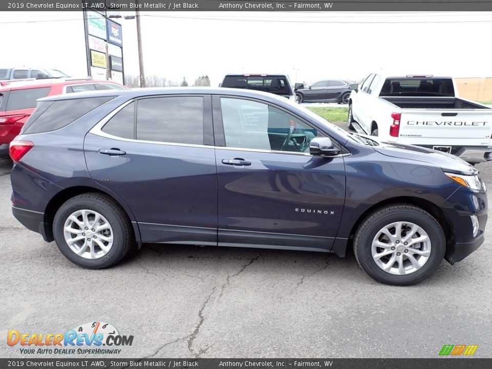 2019 Chevrolet Equinox LT AWD Storm Blue Metallic / Jet Black Photo #2