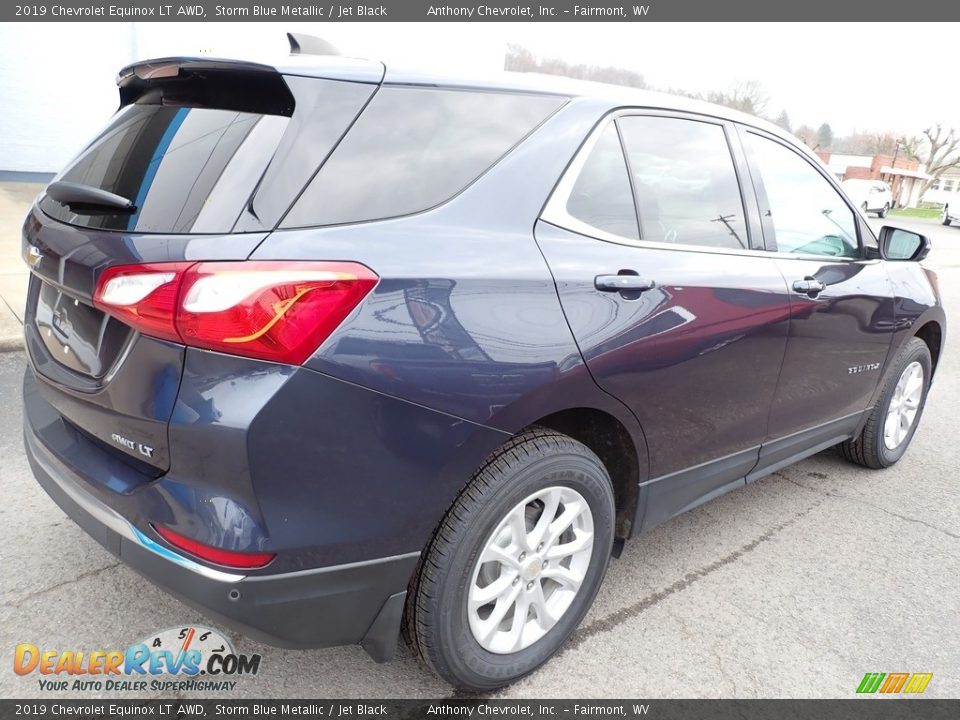 2019 Chevrolet Equinox LT AWD Storm Blue Metallic / Jet Black Photo #3