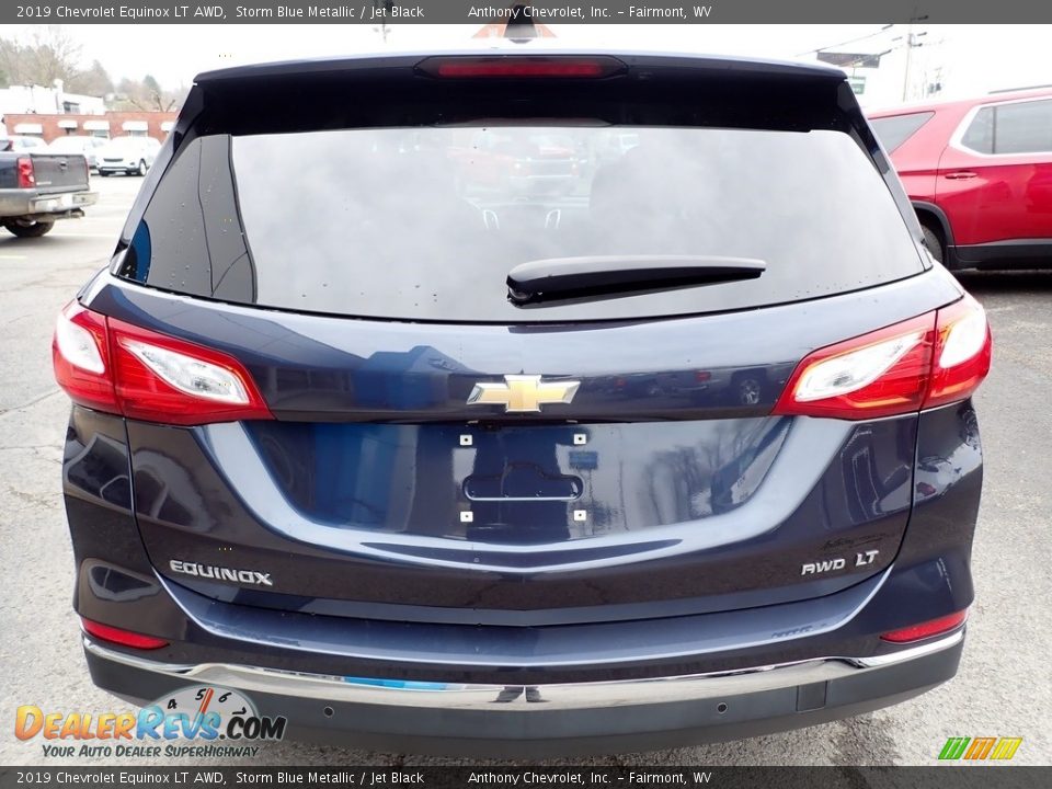 2019 Chevrolet Equinox LT AWD Storm Blue Metallic / Jet Black Photo #4