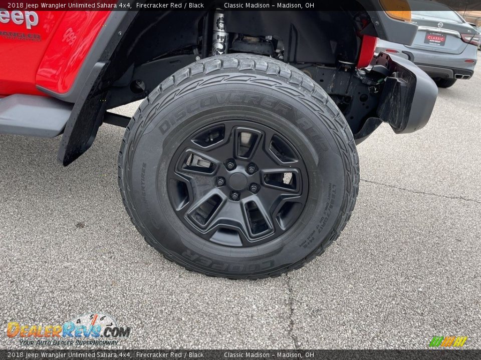 2018 Jeep Wrangler Unlimited Sahara 4x4 Firecracker Red / Black Photo #5