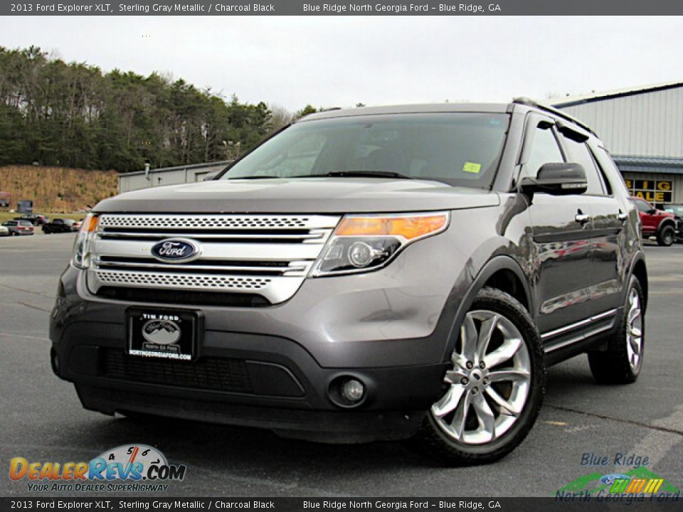 2013 Ford Explorer XLT Sterling Gray Metallic / Charcoal Black Photo #1