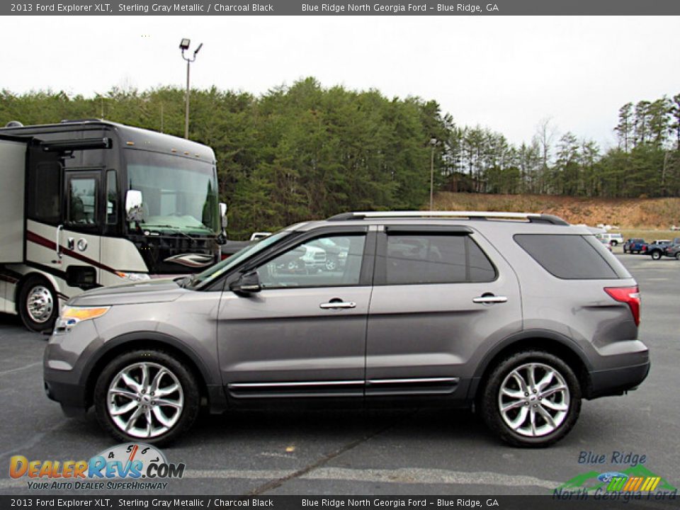 2013 Ford Explorer XLT Sterling Gray Metallic / Charcoal Black Photo #2