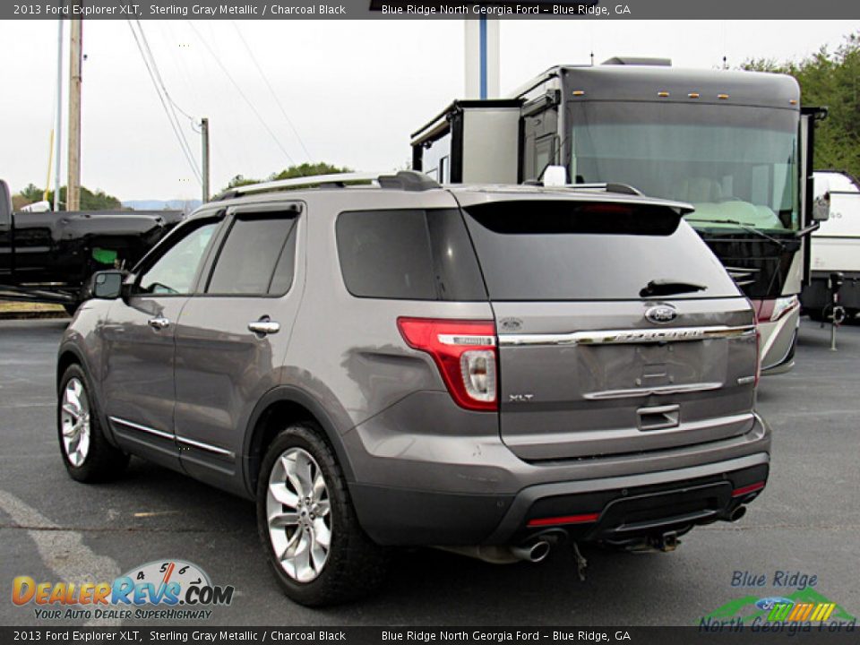 2013 Ford Explorer XLT Sterling Gray Metallic / Charcoal Black Photo #3