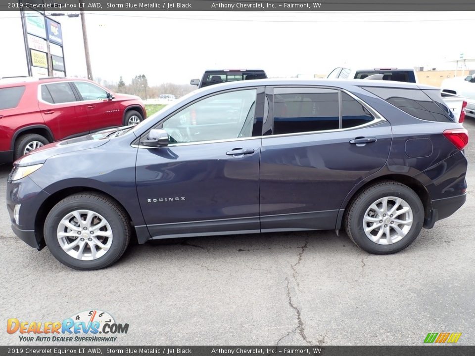 2019 Chevrolet Equinox LT AWD Storm Blue Metallic / Jet Black Photo #7