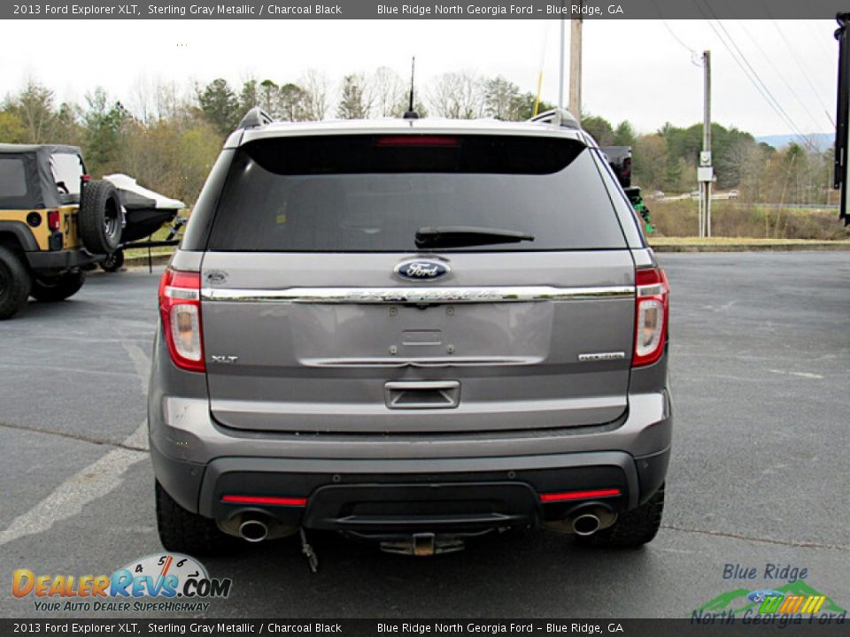 2013 Ford Explorer XLT Sterling Gray Metallic / Charcoal Black Photo #4