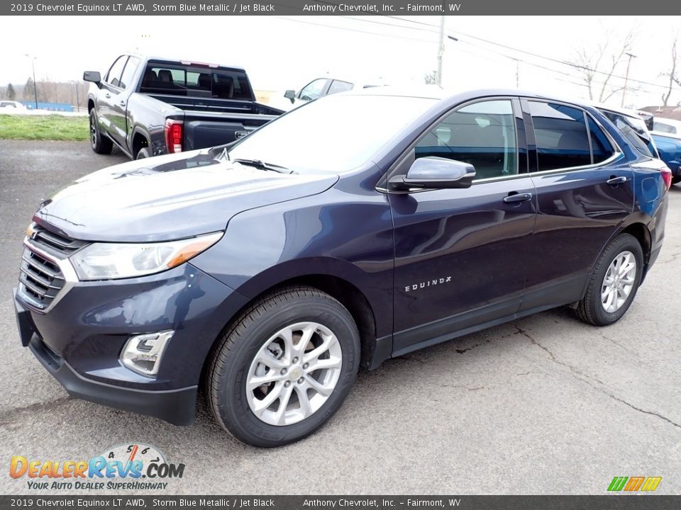 2019 Chevrolet Equinox LT AWD Storm Blue Metallic / Jet Black Photo #8