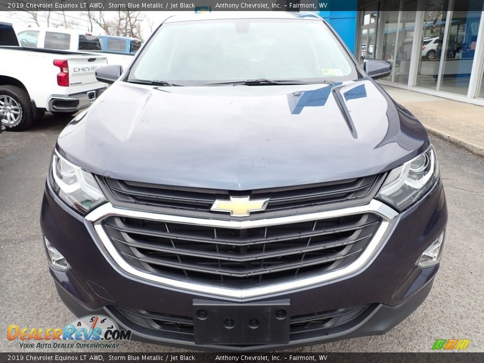 2019 Chevrolet Equinox LT AWD Storm Blue Metallic / Jet Black Photo #9