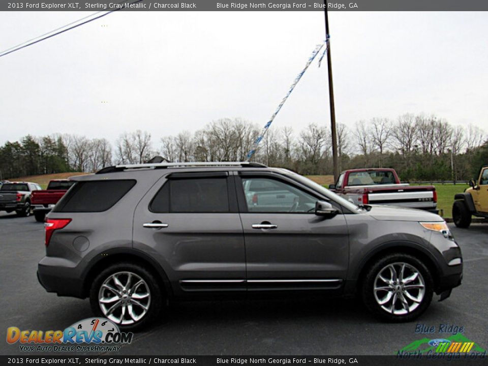 2013 Ford Explorer XLT Sterling Gray Metallic / Charcoal Black Photo #6