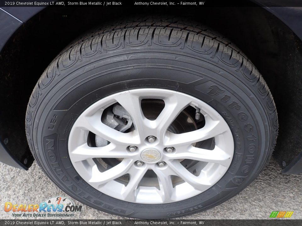 2019 Chevrolet Equinox LT AWD Storm Blue Metallic / Jet Black Photo #10