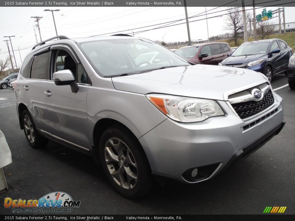 2015 Subaru Forester 2.5i Touring Ice Silver Metallic / Black Photo #5