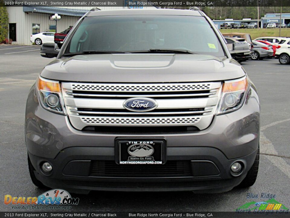 2013 Ford Explorer XLT Sterling Gray Metallic / Charcoal Black Photo #8