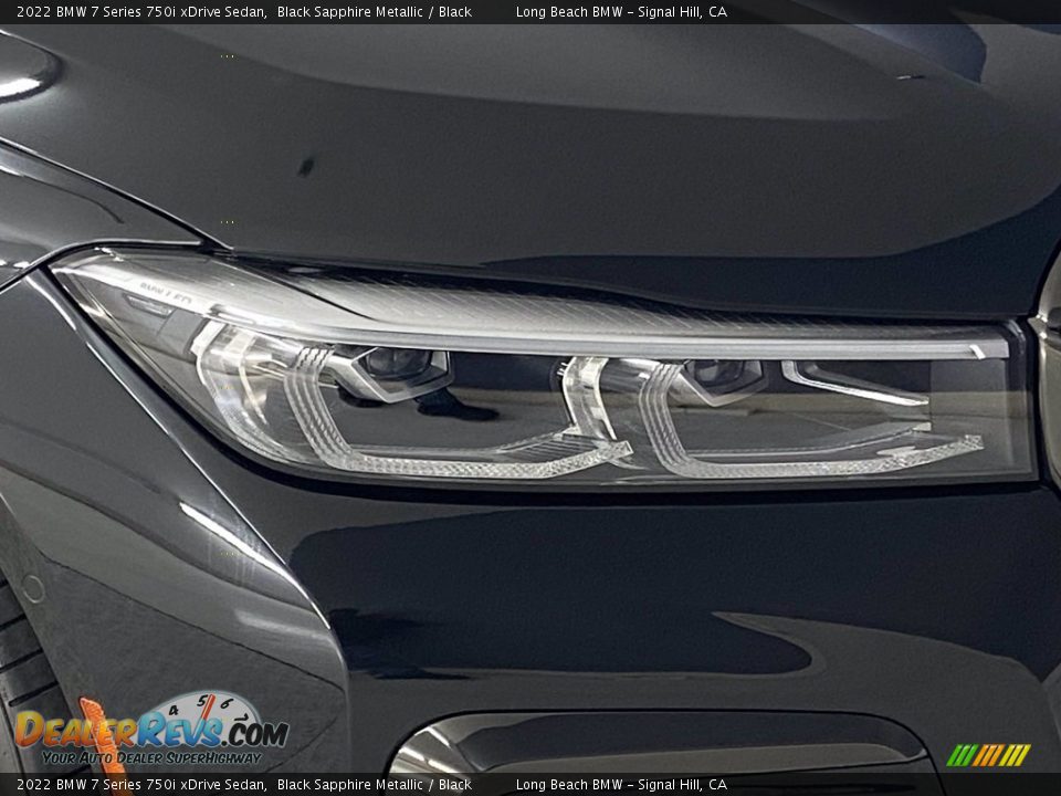 2022 BMW 7 Series 750i xDrive Sedan Black Sapphire Metallic / Black Photo #4