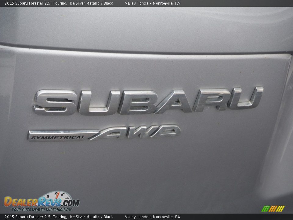 2015 Subaru Forester 2.5i Touring Ice Silver Metallic / Black Photo #9