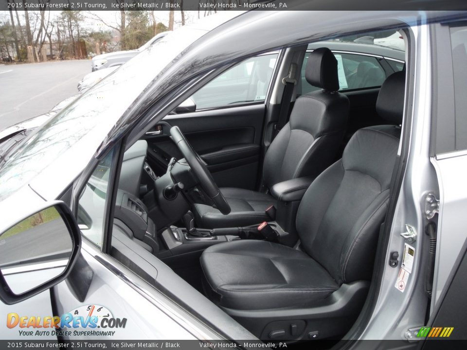 2015 Subaru Forester 2.5i Touring Ice Silver Metallic / Black Photo #14