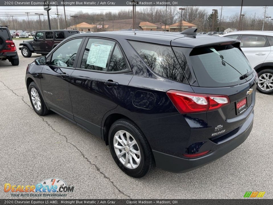 2020 Chevrolet Equinox LS AWD Midnight Blue Metallic / Ash Gray Photo #2
