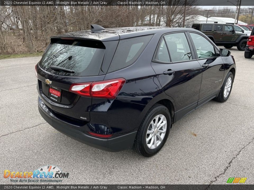 2020 Chevrolet Equinox LS AWD Midnight Blue Metallic / Ash Gray Photo #3
