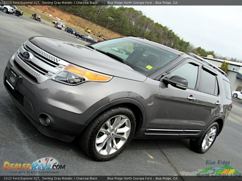 2013 Ford Explorer XLT Sterling Gray Metallic / Charcoal Black Photo #23
