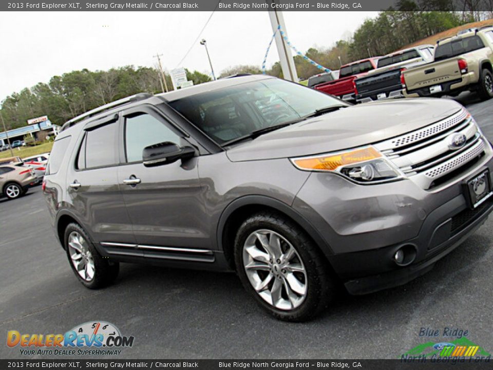 2013 Ford Explorer XLT Sterling Gray Metallic / Charcoal Black Photo #24