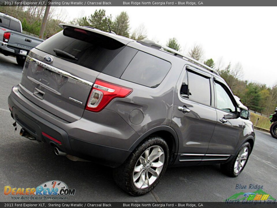 2013 Ford Explorer XLT Sterling Gray Metallic / Charcoal Black Photo #25
